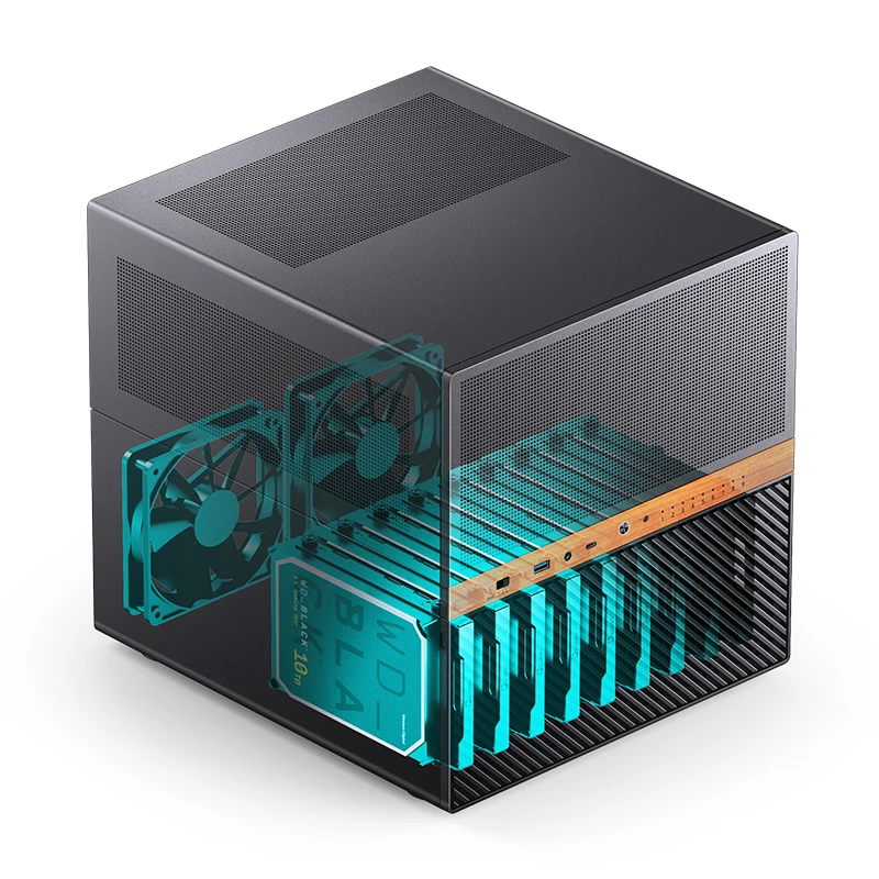 JONSBO N6 MATX NAS Case Network Storage Server Chassis Supports 9