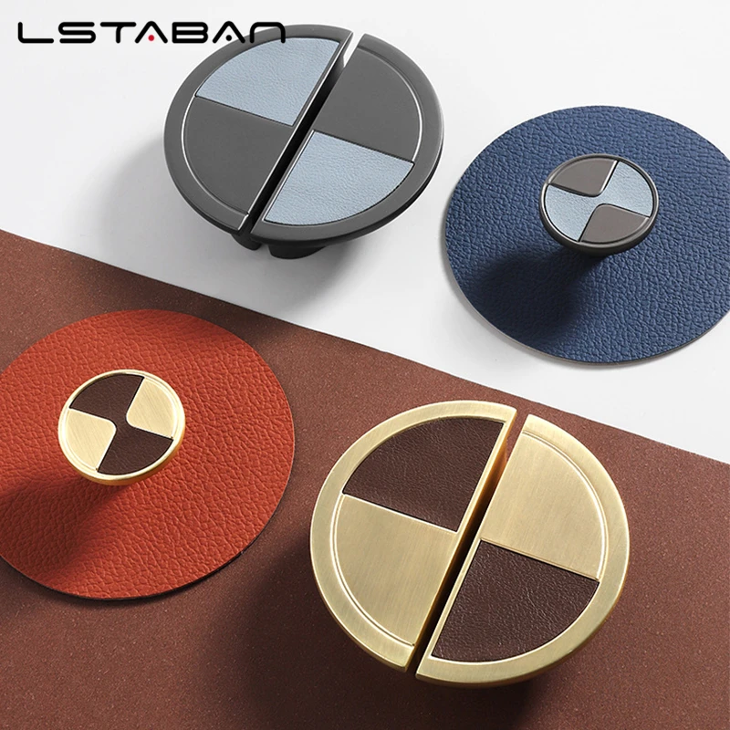 Nordic Style Fan Shape Cabinet Pulls Zinc Alloy Gold Copper Cupboard Door Drawer Dresser Knobs Furniture Hardware Decoration
