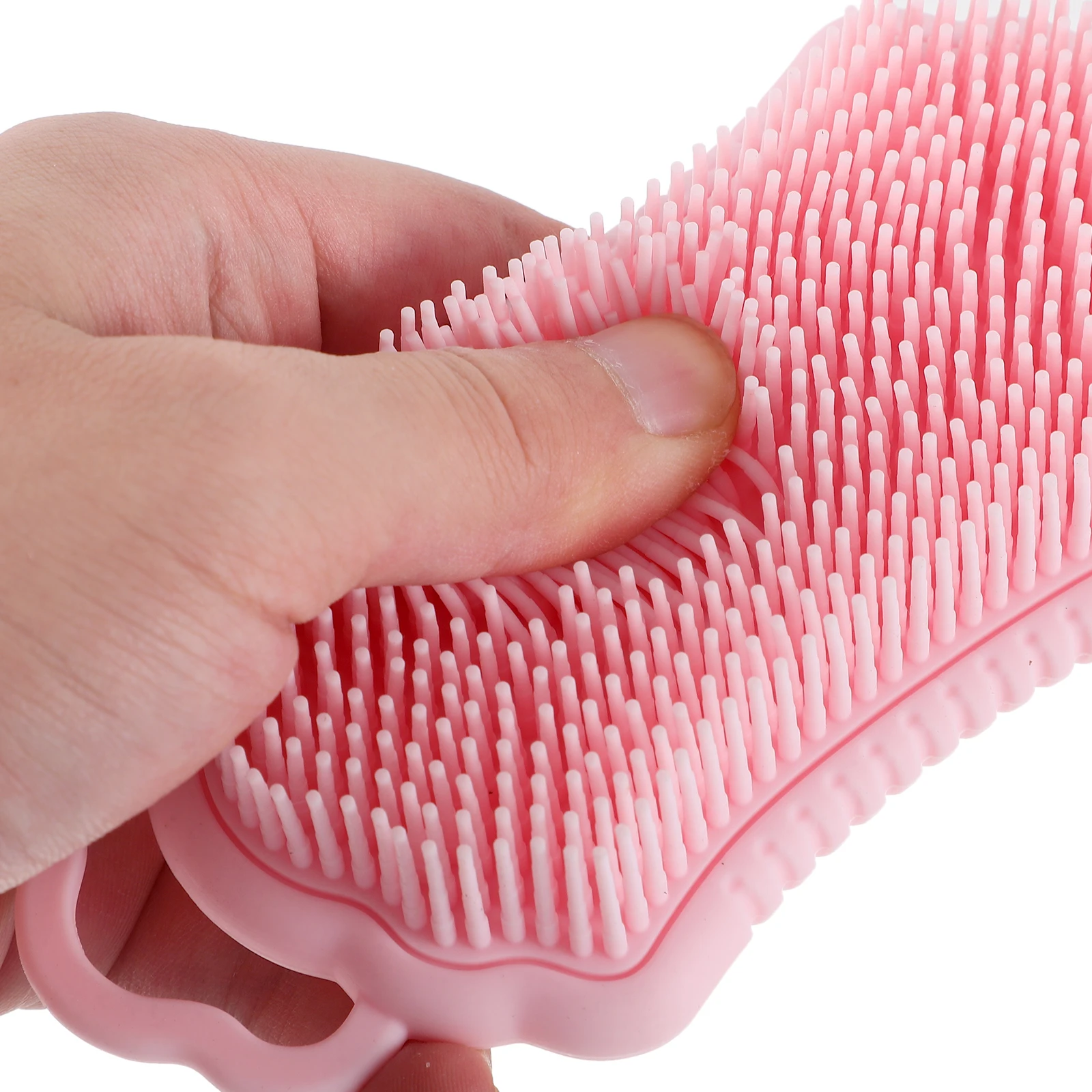 

2 Pcs Silicone Scalp Head Scalp Scrubber Massager Brush Body Scrubber Exfoliator Shower Hair Cleaner Bathing Accessory