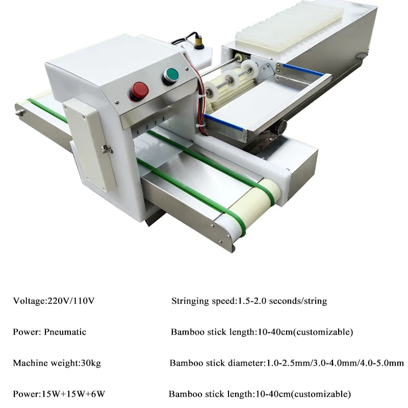 Meat Skewers  Wood Skewer Stick  Kebab Skewer   Meat Stringing Machine