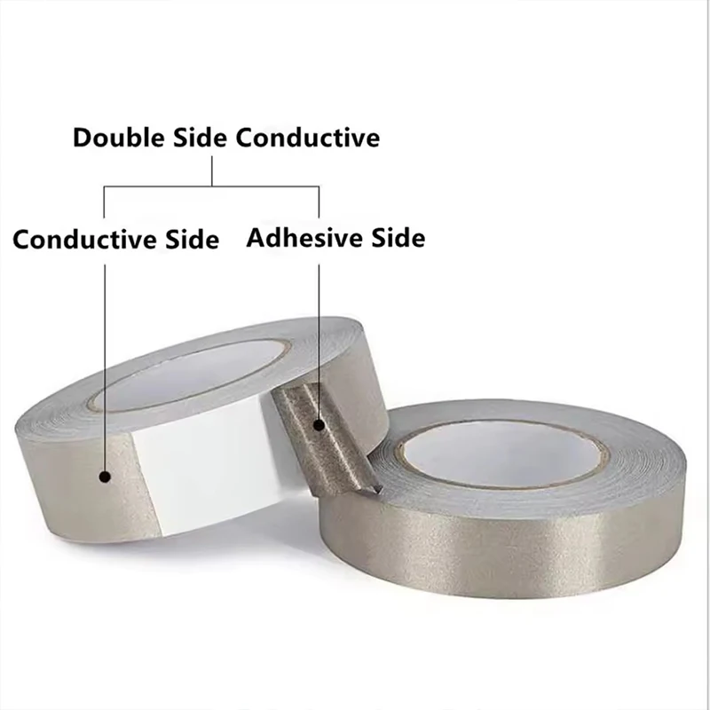 20/50m Anti-Interference Anti-Radiation Electromagnetic Shielding Tape Self-Adhesive Anti-RFID Shielding Cloth Conductive Tape