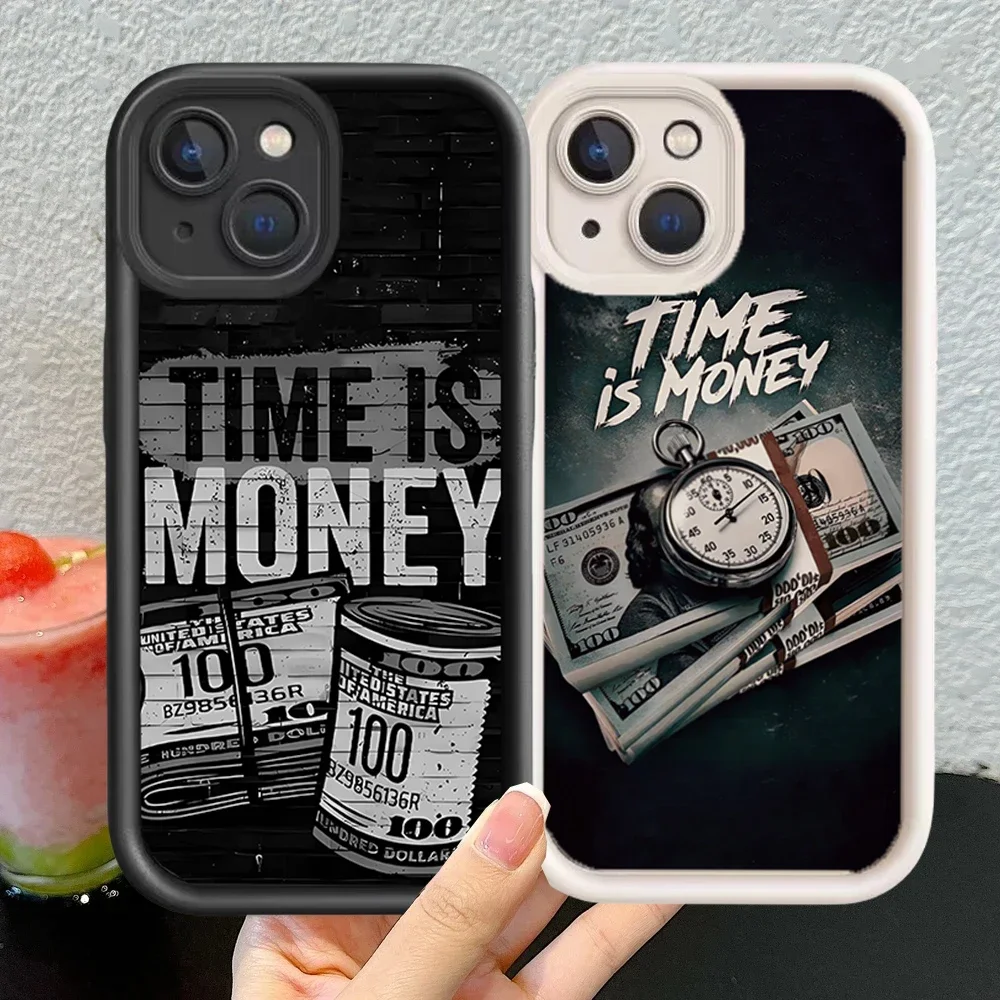 Time is Money Pattern Cover For Huawei Honor 600 400 Lite Pro 90 200 Lite X9D X8C X8D X8A X6A X6B X7A X7B X7D PRO 5G INS Case