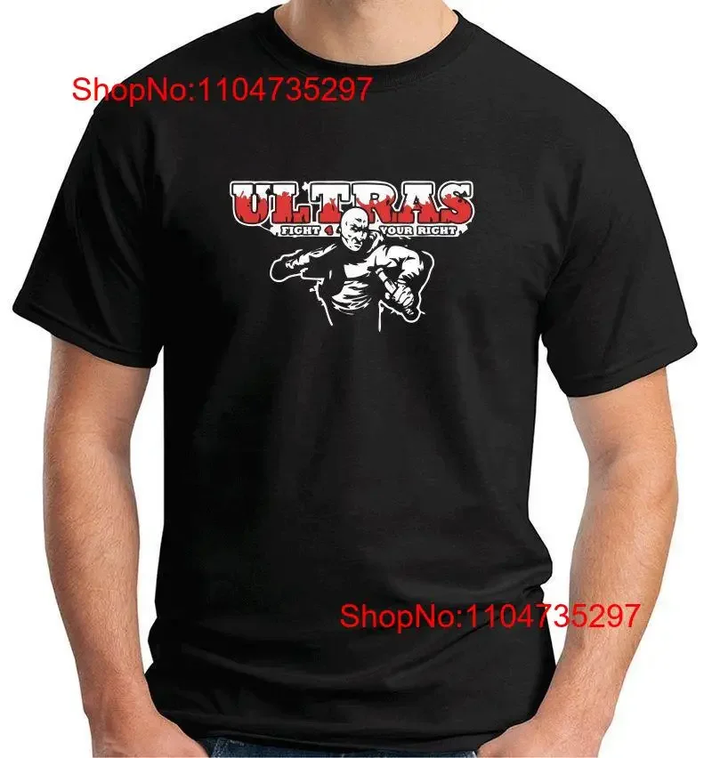 Luchar por tu derecho TUM0214 Ultras Hooligans Terrace Casual Tifo Jersey camiseta vintage lavado homme ropa de diseñador