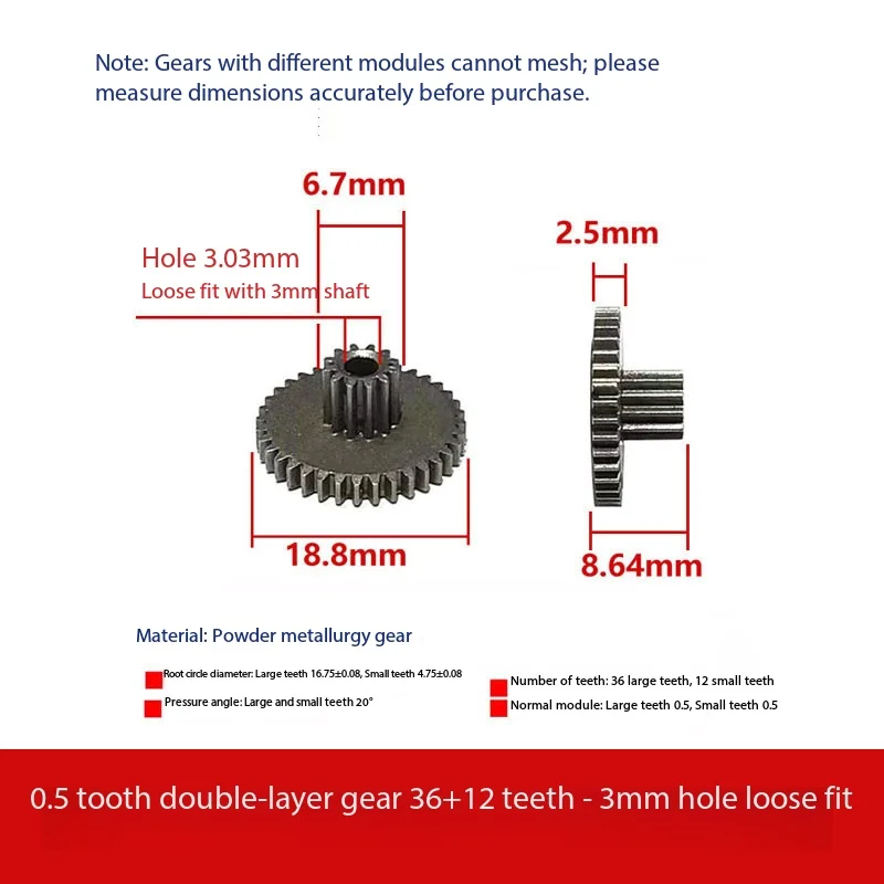 2-unidades-modulo-05-engrenagem-de-metal-com-dupla-camada-36-12-dentes-furo-de-3-mm-encaixe-solto-36123b