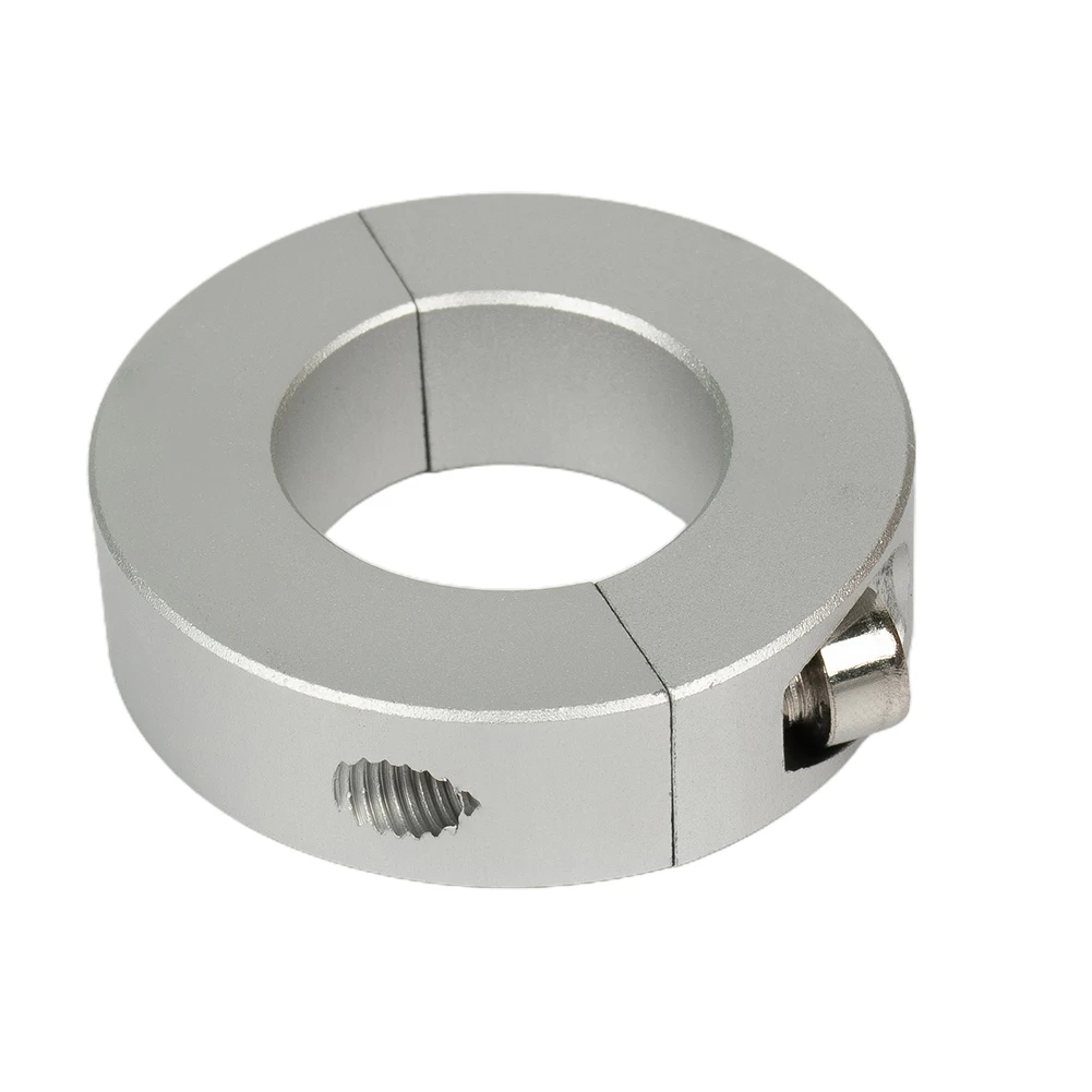 22331211111     1pc Clamp Collar Double Split 13mm To 30mm Inside Diameter Shaft Collar Clamp Type Aluminum Alloy Fixed Rings