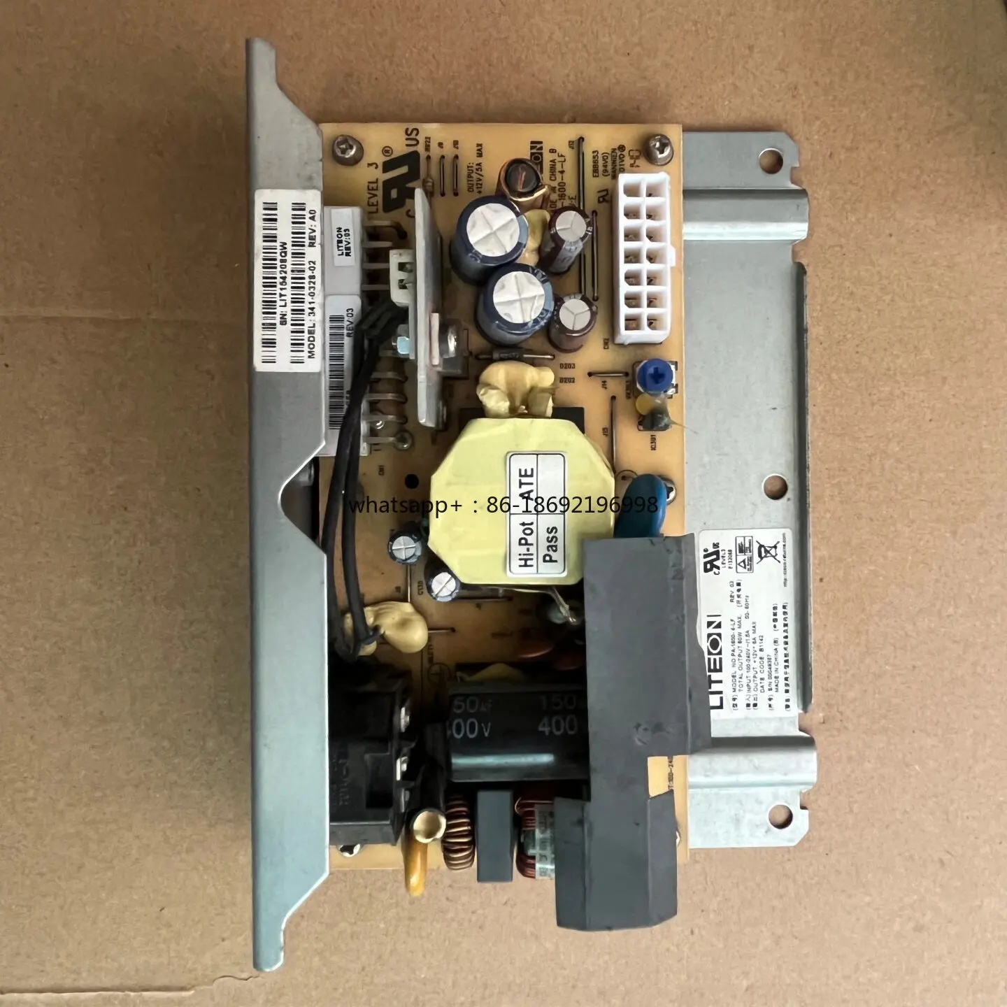 Original Network Switch Switching Power Supply PA-1600-4-LF Power Board 12V5A
