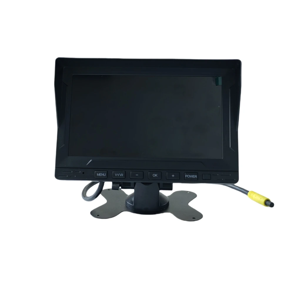 

2CH 7 Inch LCD Monitor 1024*600 HD Screen Display Support BSD Blind Spot Detection