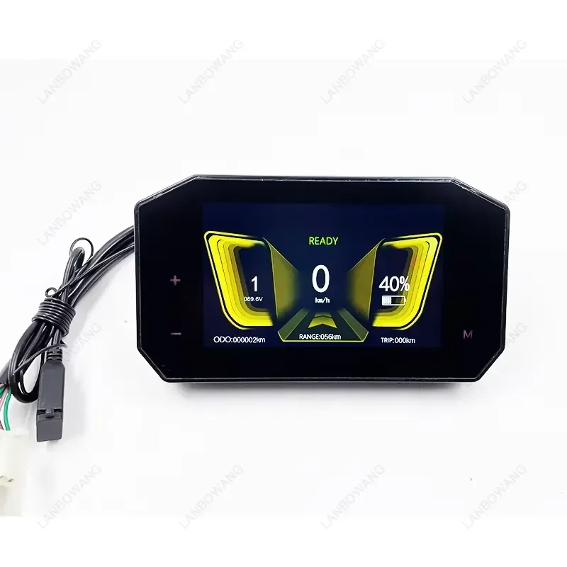 5 Inch TFT Speedometer Display For Electric Bike Motorcycle Moped Scooter CJ-V5-03 4 Switchable User Interfaces Digital Gauge