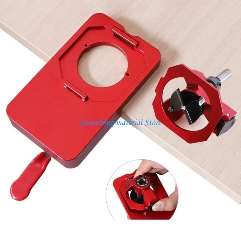 y5gd مفصلية فتحة فتحة فتحة الألومنيوم سبيكة المفصلية حفر حفر الوزراء الدليل دليل اللكم محدد المواقع 0‑25mm سماكة #4