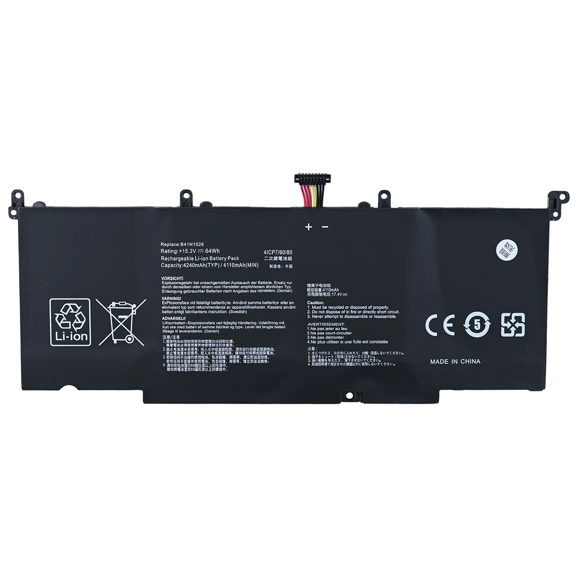 B41N1526 Laptop Battery For ASUS ROG Strix GL502 GL502V GL502VT GL502VT-1A GL502VM S5 S5VT6700 GL502VT-BSI7N27 ZX60V ZX60VM
