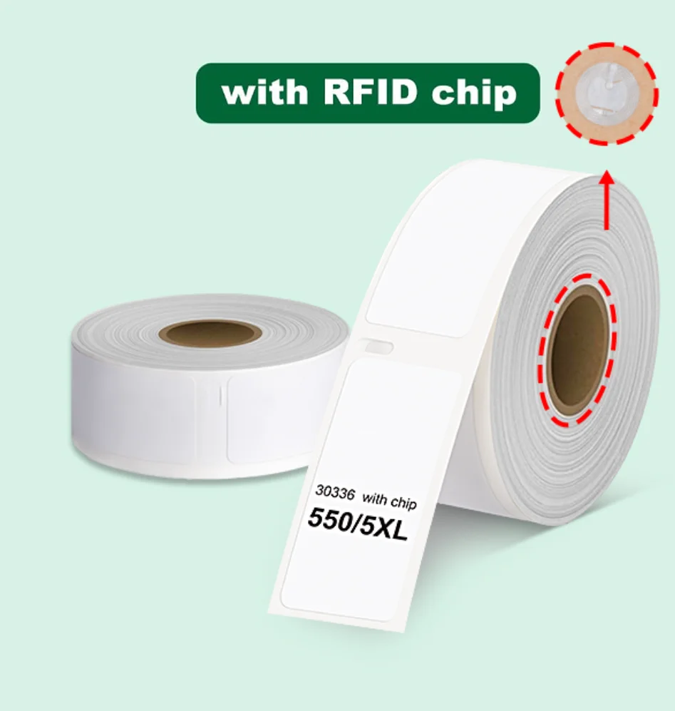 Compatibile con chip DYMO 30336 (1" x 2-1/8") Etichette per indirizzi Rerurn Compatibile con DYMO Labelwriter 450 4XL 550 5XL