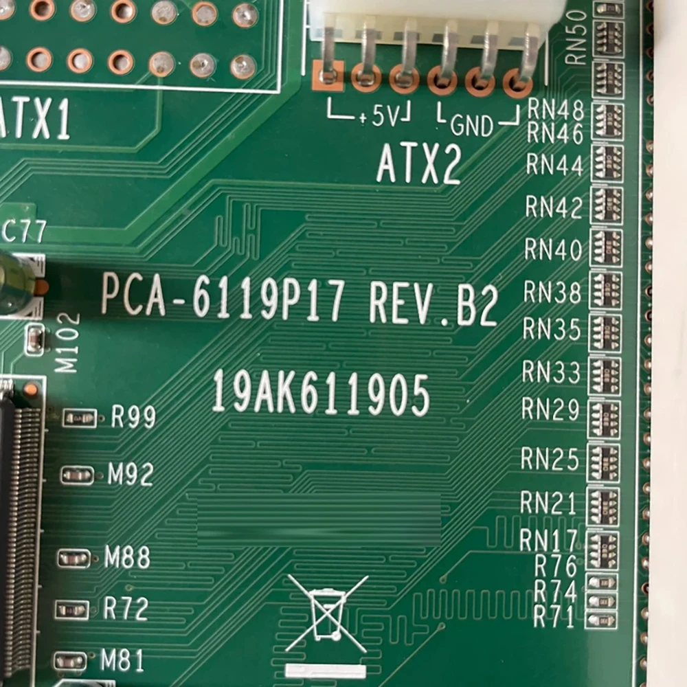 PCA-6119P17 REV.B2 لوحة التحكم الصناعية