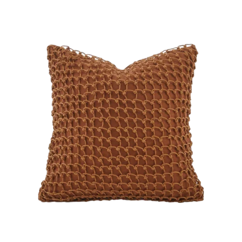 غطاء وسادة رمي أسود فاخر مقاس 18 × 18 غطاء وسادة ديكور حبل لديكور غرفة نوم الأريكة، غطاء وسادة مربع من البوليستر الناعم #3