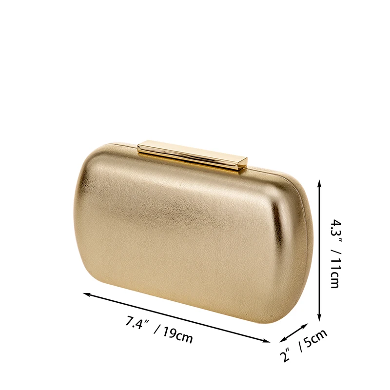 Gold Party Clutch Golden Parfois