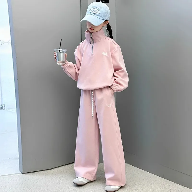 Girls Spring Hoodie Jogger Set 4