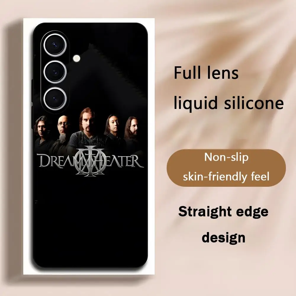 Популярный чехол для телефона Dream Theater Band для Samsung Galaxy S25 S24 S23 S22 S21 S20 Plus Ultra Note20, мягкий черный