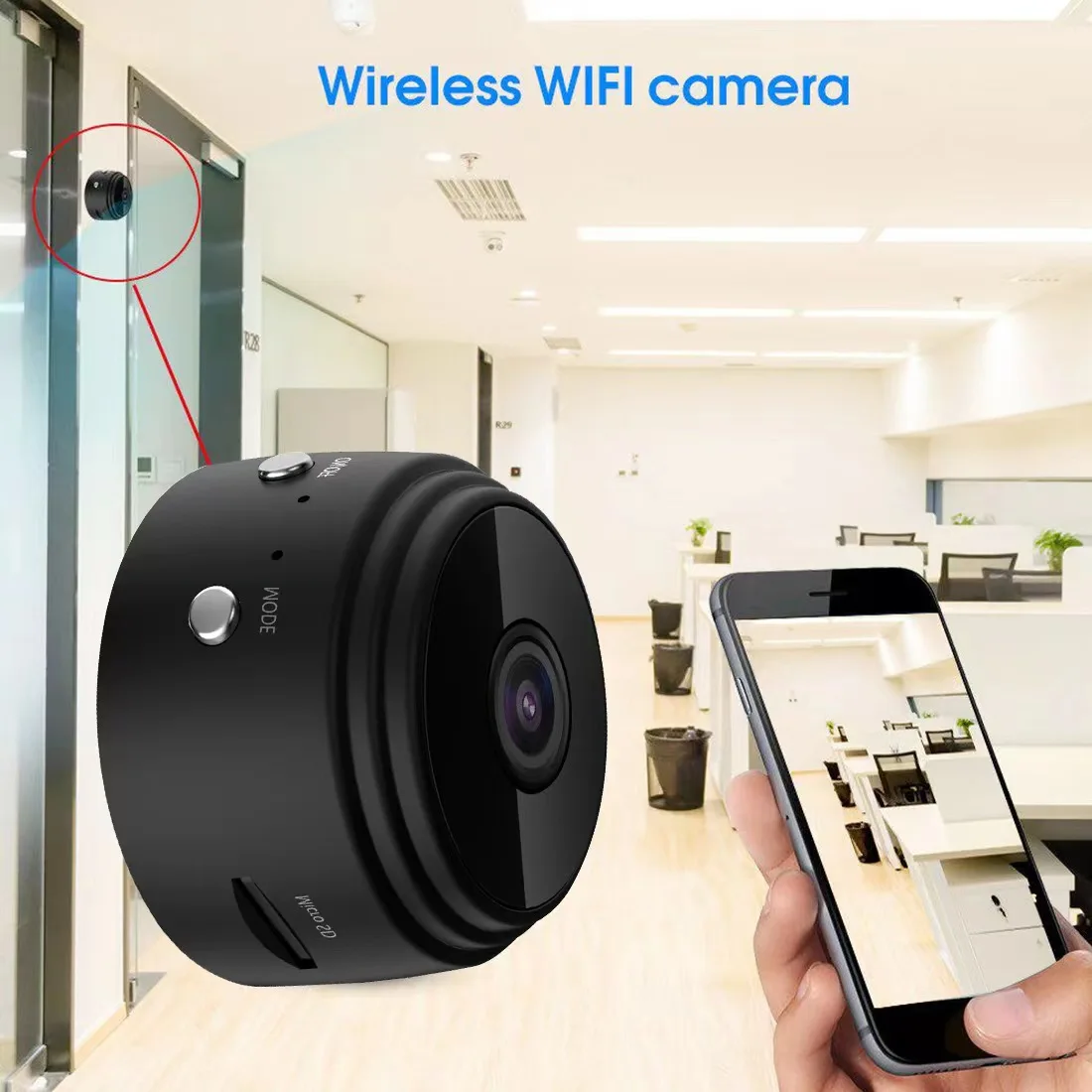 A9 HD Wifi Smart Monitor Surveillance Cameras Sensor Camcorder Web Video Home Safety Wireless Security