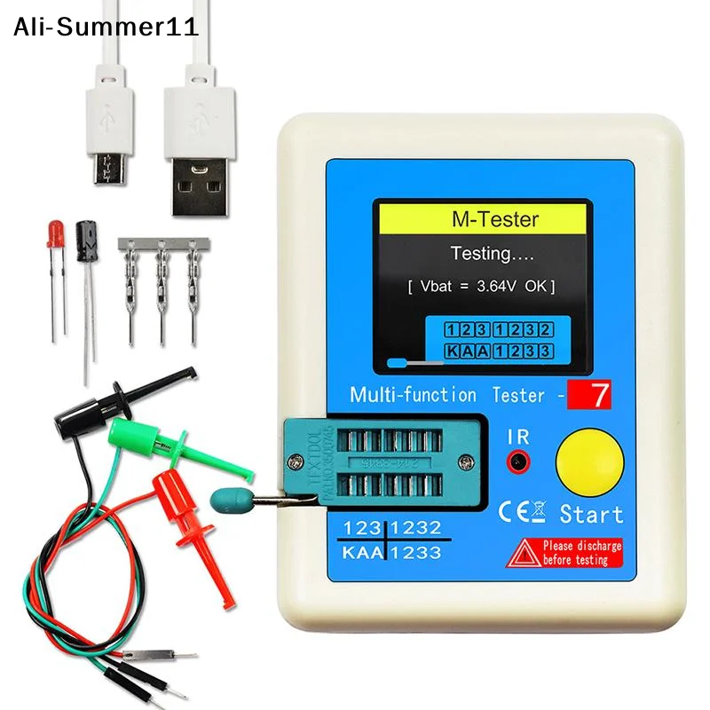 【S7】【YH31】1 PCS TC1 TFT LCD Display Multimeter Transistor Tester Diode Triode Capacitor Resistor Test Meter
