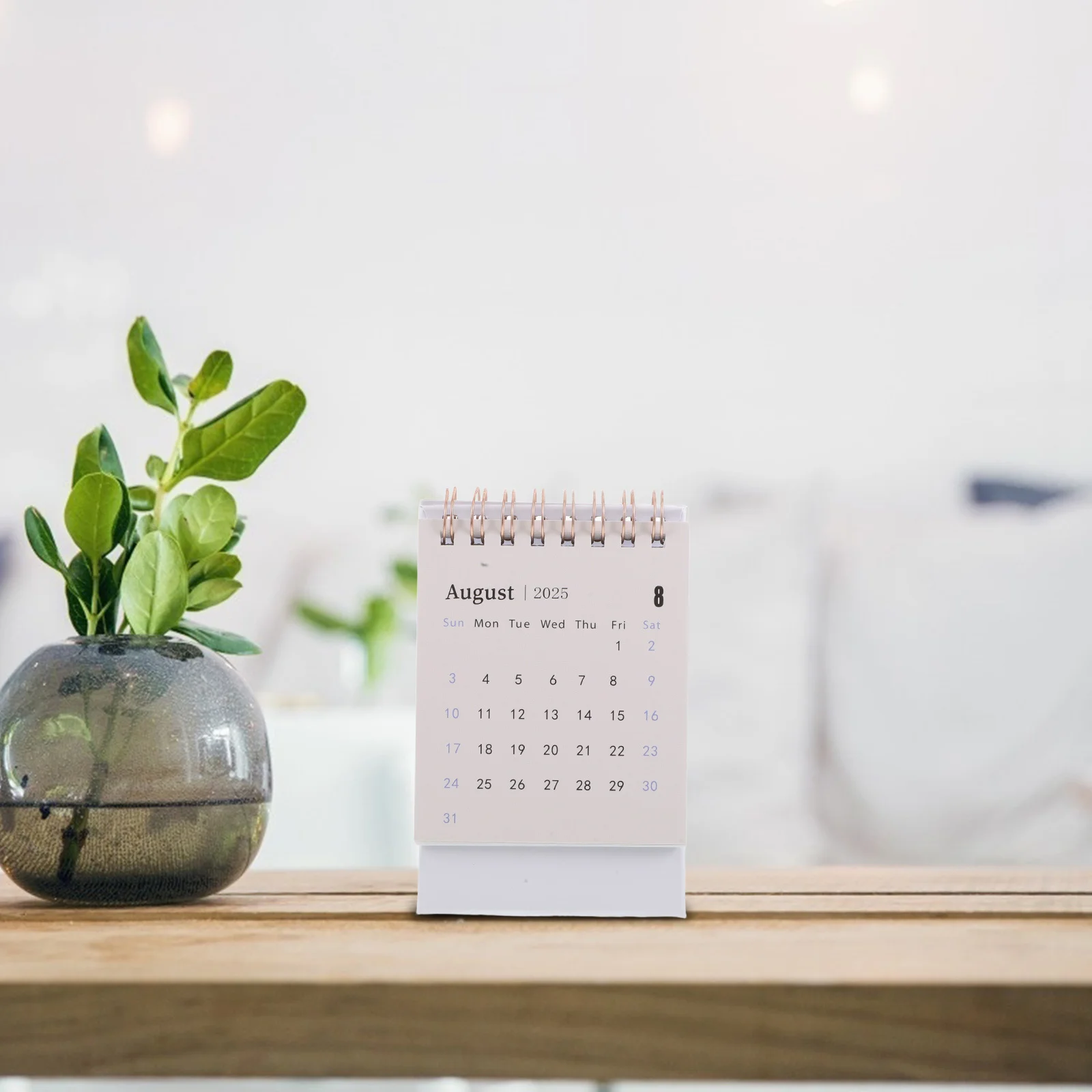Mini Desk Calendar 2026 Standing Flip Small Tabletop Monthly Planner Daily Use Desktop Office Home Organizer Paper Calendar