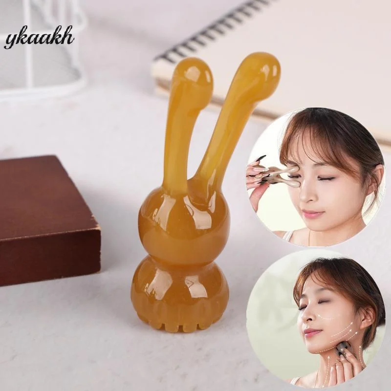 

Multifunctional Resin Nose Scraping Massager Facial Scraping Massager Head Scalp Massage Comb Rib Shifting Rod Acupoint Stick