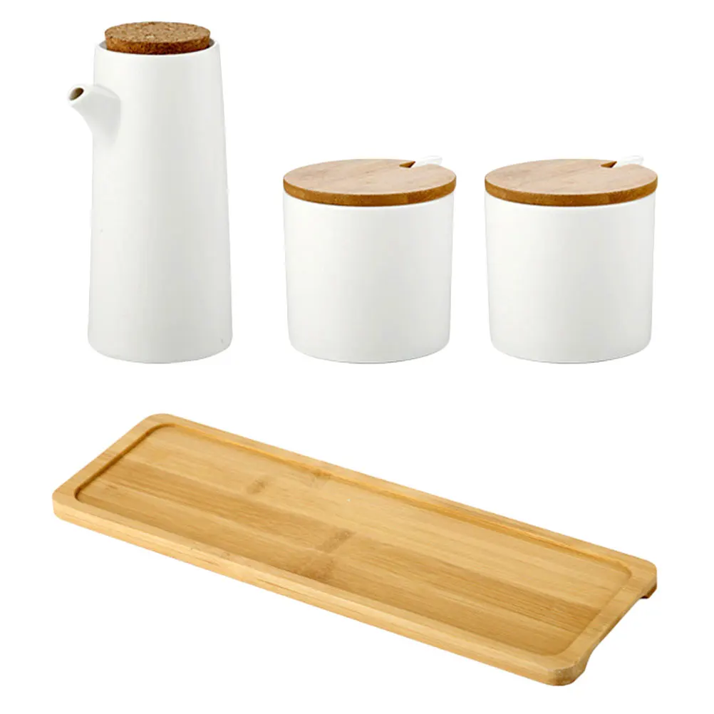 

Ceramic Seasoning Bottles Spice Jars Oil Pots Sauce Dispenser Kitchen Tools Olive Container High Temperature Resistant Easy