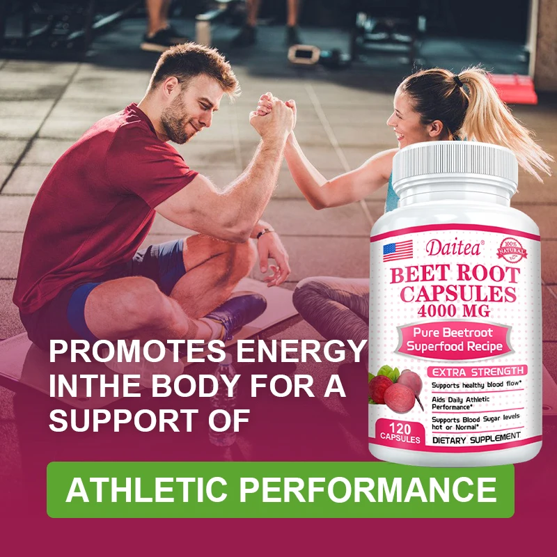 Beetroot Supplements - Rich in Vitamin C, Which Helps with Circulation, Athletic Performance, Digestion and The Immune System