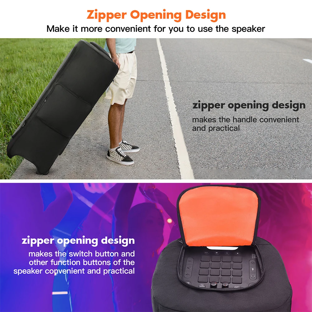 Portable Speaker Dust Case Anti-Slip Padded Speaker Protective Cover Double-Sided Speaker Storage Bag for  PARTYBOX 1000 Bag view 5