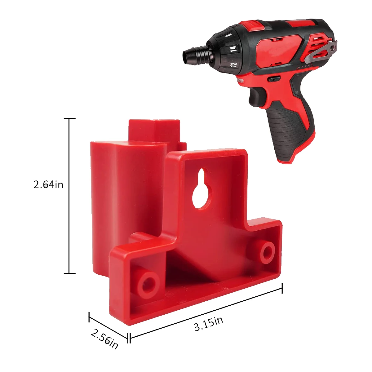 プラスチックドリルツールホルダー,ドリルハンガー,m12,12v,6パックと互換性があります
