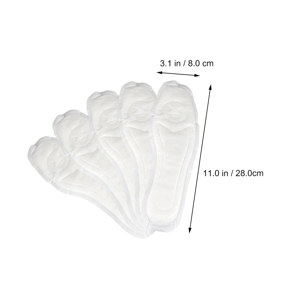 10 Paar Einweg-Baumwoll-Einlegesohlen, Schweißabsorption, atmungsaktiv, Wolkengefühl, eigenartige Geruchsreduzierung, Einweg-Einlegesohle