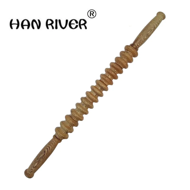 HANRIVER Chicken wing wood rolling Massage tools roller neck/waist/leg/back/body weight reduction roller massage stick