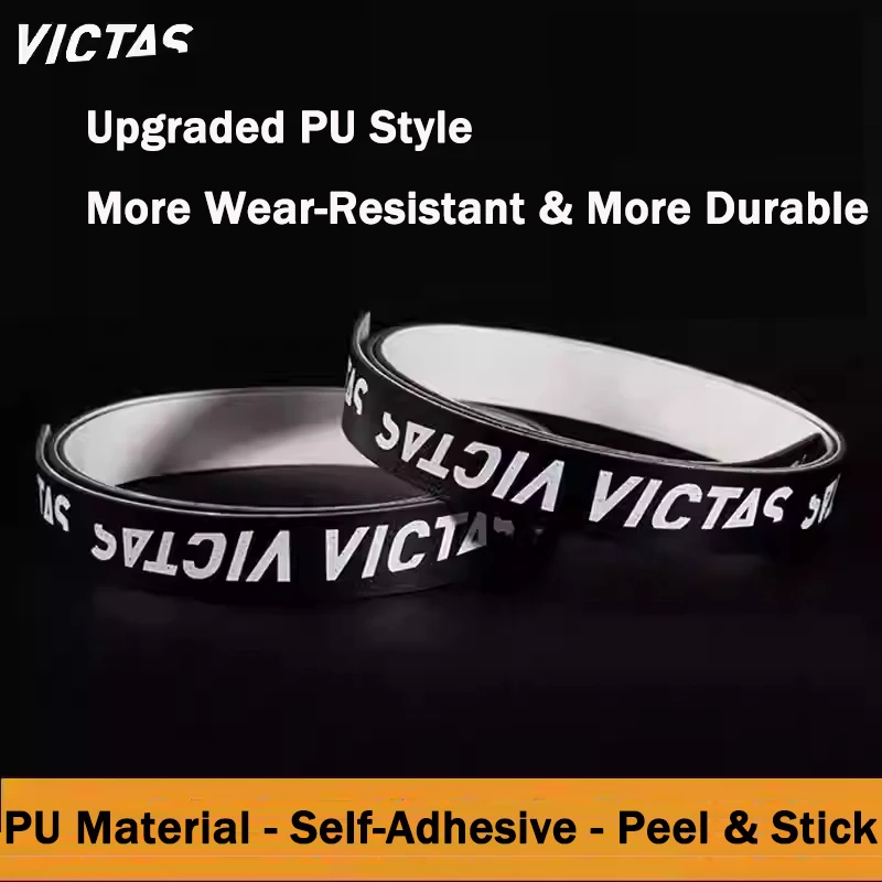 

VICTAS Shockproof Edge Tape PU Leather Table Tennis Racket Edge Protector For Table Tennis Racket Protective Film Tape Guard