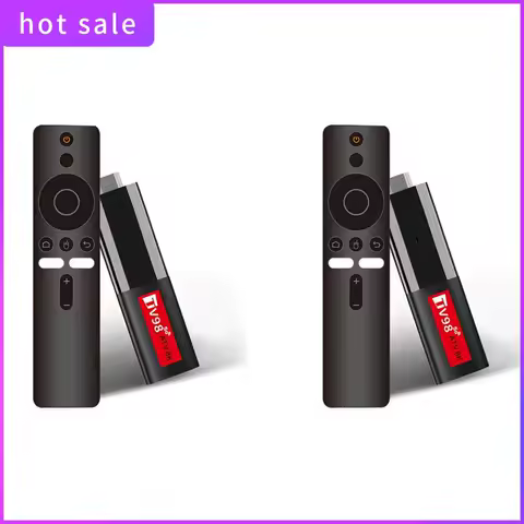 2X Android14 ATV Smart TV Stick Allwinner H618 Support 8K Video 2.4/5G Wifi6 Voice Remote Mini TV Box Portable Player