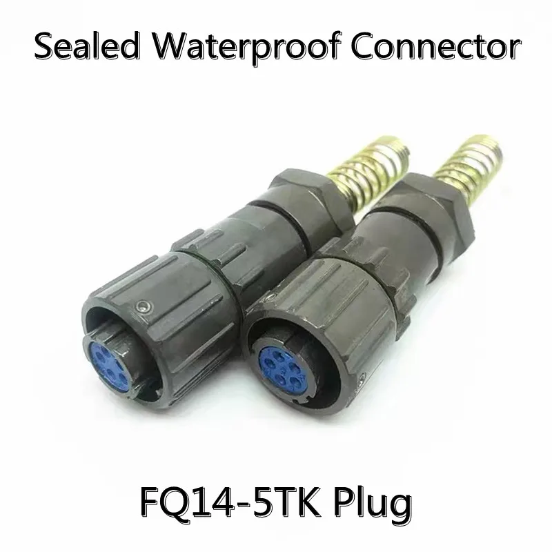 Sealed Waterproof Military Electrical Connector FQ14 Military Aviation Plug Socket FQ14 2P/3P/4P/5P/7P/9P IP67