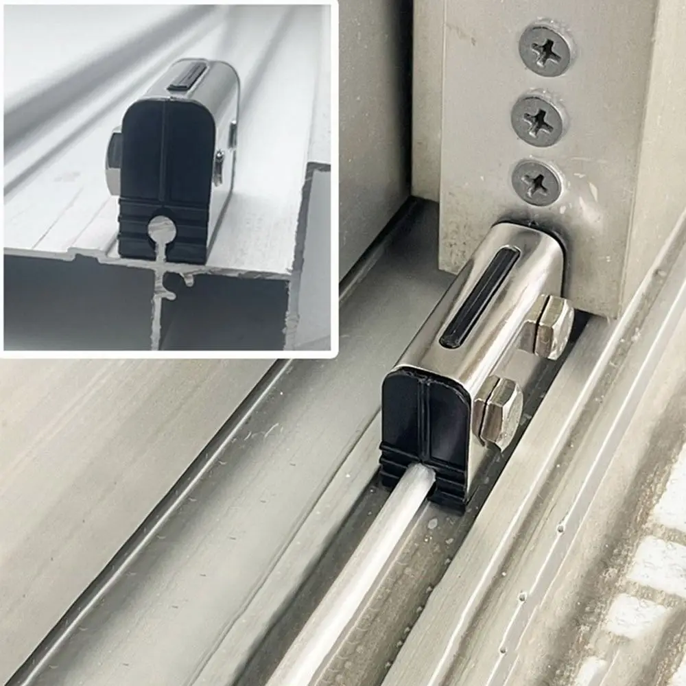 Sliding Window Limiter Buckle Anti-Theft Zinc Alloy Window Lock Stopper Practical Portable Child Protection Windows Hardware