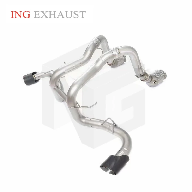 

ING Exhaust Stainless Steel 304 Catback for Mclaren 570S 570GT 540C 3.8T Refitting Vehicle Downpipe Engine Tube Parts System