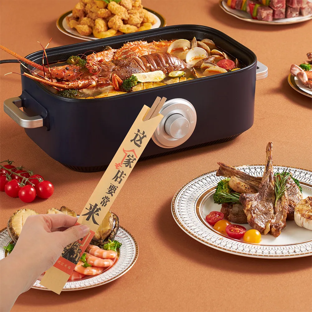 

1000 шт. одноразовых пакетов для палочек для еды из крафт-бумаги, сумки для хранения столовых приборов для путешествий, барбекю, ресторанов, упаковка для столовых приборов