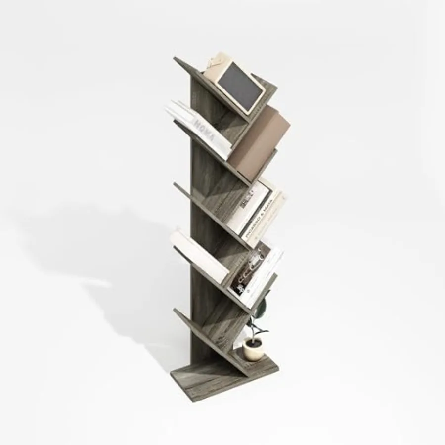

Book Book Tree Bookcase for Room Decor 8.4 x 15.7 x 50.9 for Living Room Bedroom Home Office