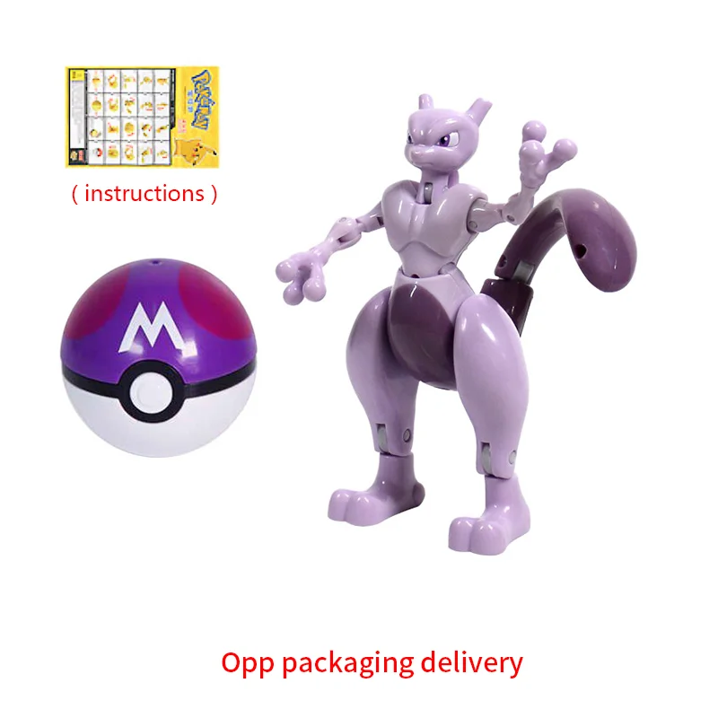 Pokemon Figuren Spielzeug Anime Action Pikachu Dragonite Gengar Mew Snorlax Gyarados Lapras Pokeball Lunala Kinder Geschenk