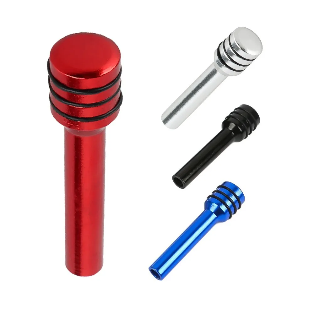 4Pcs Aluminum Alloy Door Lock Buckle Universal Knob Pull Pins Portable Durable Security Door Lock Bolt Auto Interior Accessories