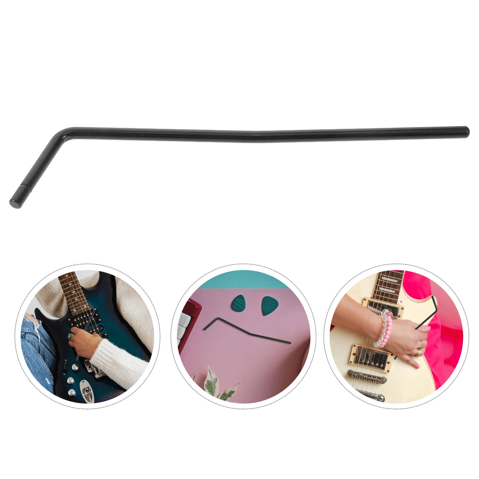 

Plug-In Design Electric Guitar Tremolo Arm Whammy Bar 5Mm Metal Vibrato Arm Replacement Part For Guitarists Durable Stable