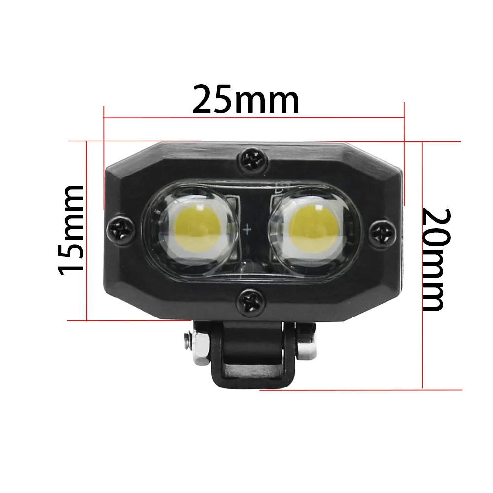 RC Car Bright LED Lights Headlight Spotlight for 1/10 RC Crawler Axial TRX4 TRX6 SCX10 III AXI03007 Wraith YK4082