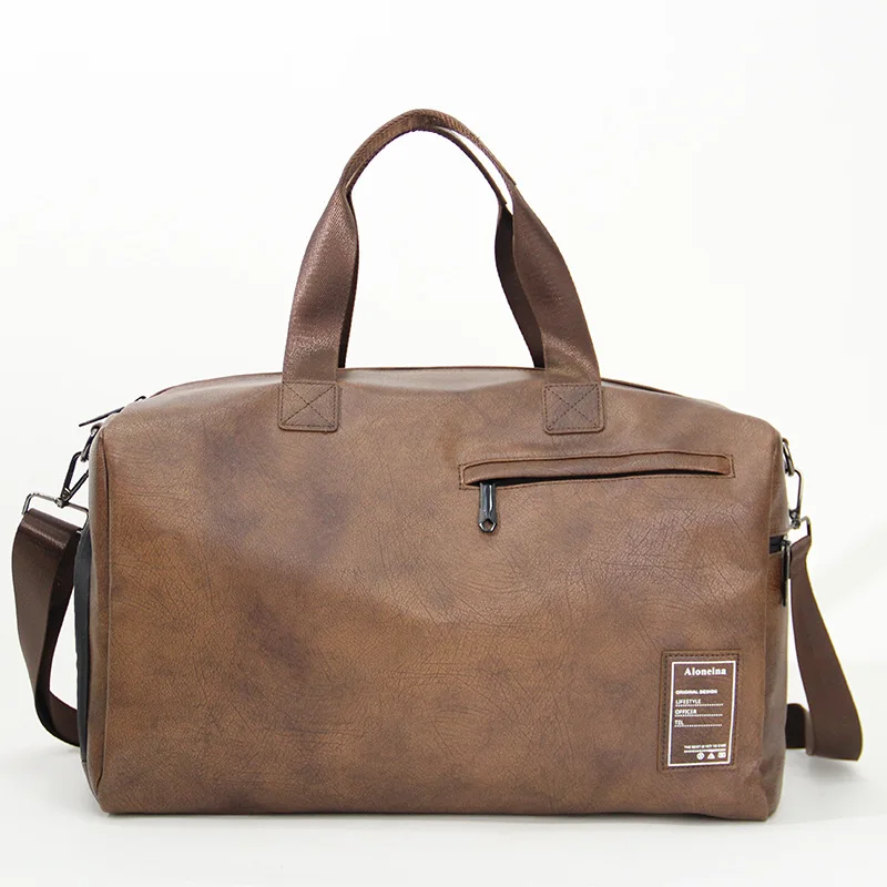 New Fashion Dry-wet Separation Travel Bag Fitness Sports Shoulder Bag Shoe Space Large-capacity Duffle Handbag