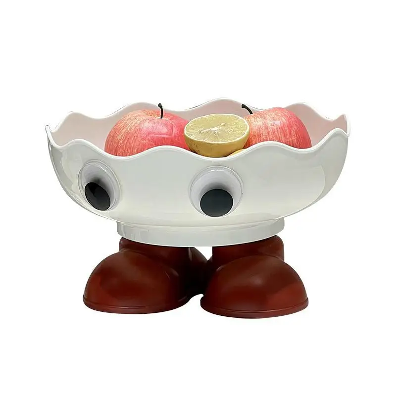 For Fruit Candy Snacks & Nuts, Perfect For Living Room High-Aesthetic Footed Fruit Bowl For Home - Drainable, Stylish Plate