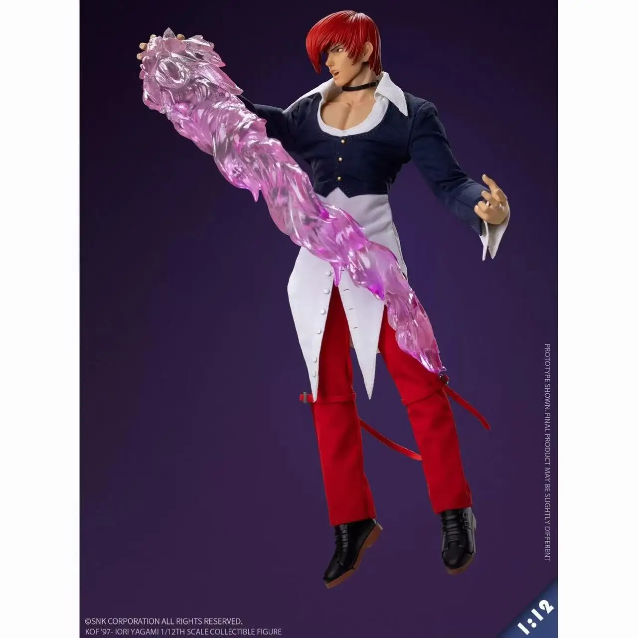 متوفر في المخزون SNK Swallowing Time Studio Boxing King '97 Bashen Temple 1/12 دمية قماشية متحركة