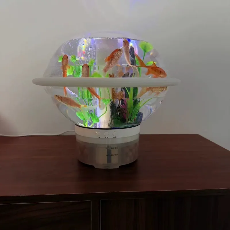 Desktop lazy small fish tank new office fish tank