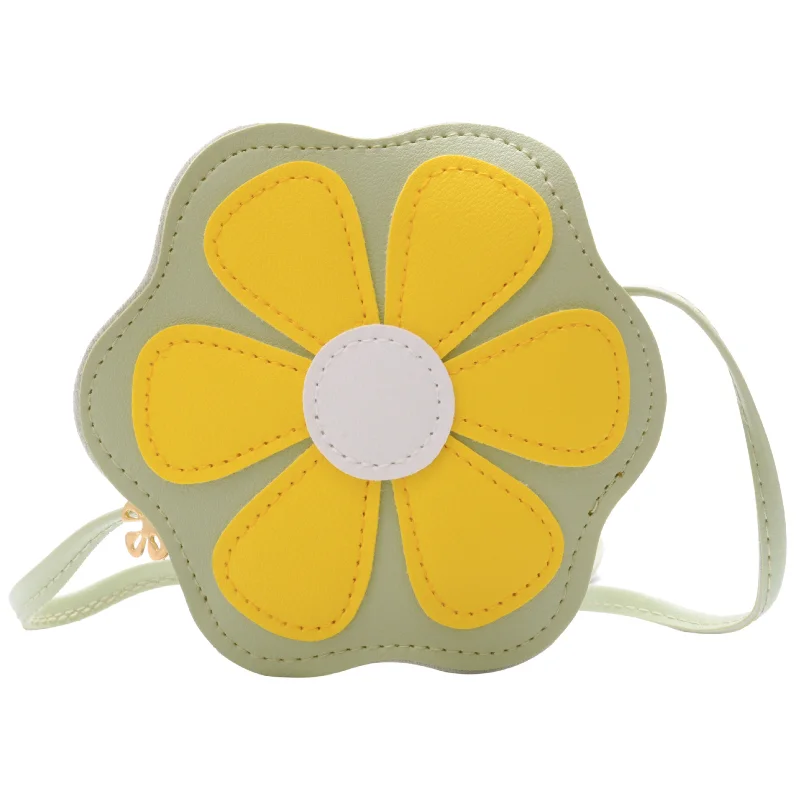 Kacatone Children's Shoulder Bag 2022 New Sun Flower Fashion Girl Princess Crossbody Bag Small Change Bag