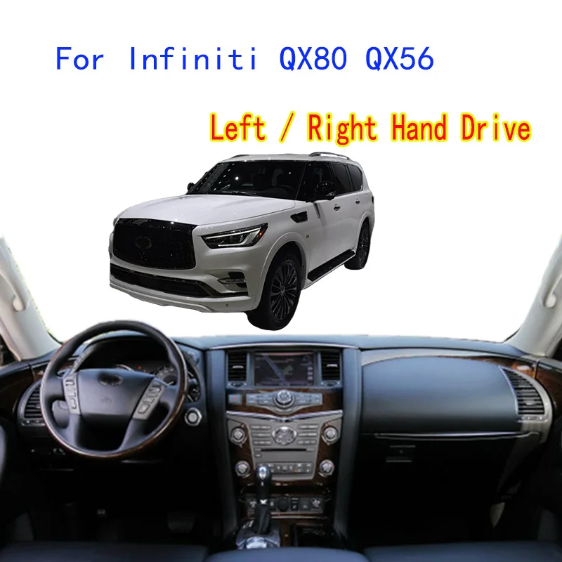 

For Infiniti QX80 QX56 Dashmat Dashboard Cover Instrument Panel Insulation Sunscreen Protective Pad