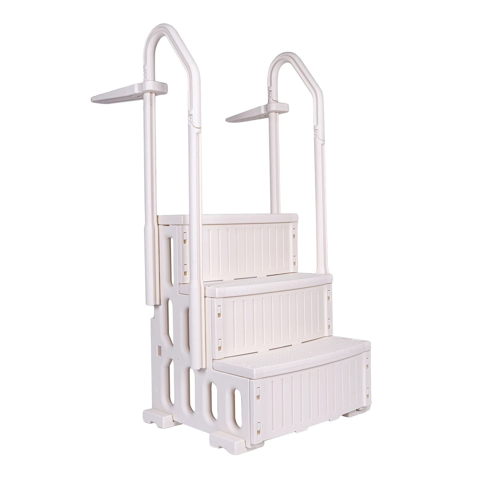 

Пластиковая лестница для бассейна с противоскользящим покрытием, устойчивая к коррозии, для бассейнов различных размеров