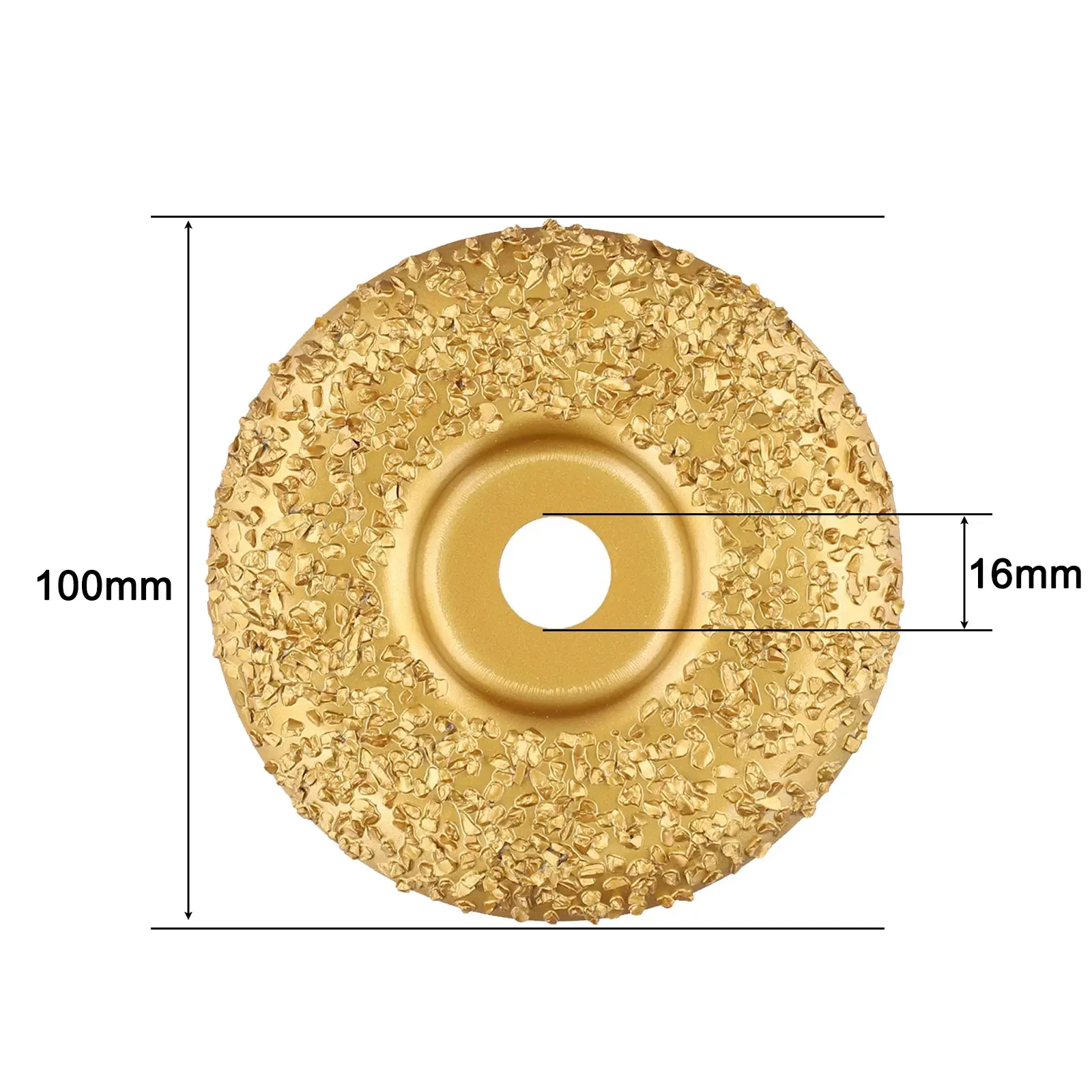 100mm 4inch Emery Grinding Wheel For Polishing Stone Tire Rubber Brazed Tungsten Steel Durables Versatile Grind Disc Efficient