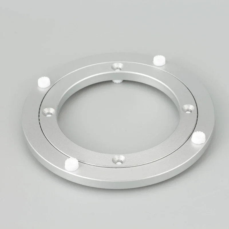 Table d'Exposition en Alliage d'Aluminium, Meuble d'Hôtel, Rond en Verre